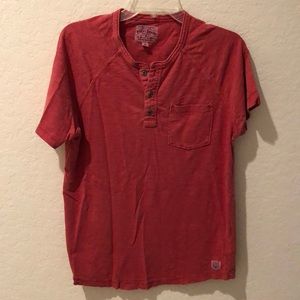 Lucky Brand Red Henley